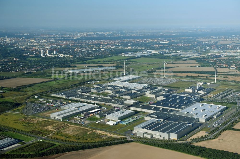 Leipzig aus der Vogelperspektive: BMW Werk / Plant Leipzig im Bundesland Sachsen