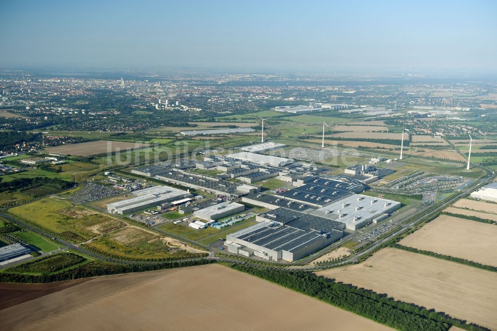 Luftbild Leipzig - BMW Werk / Plant Leipzig im Bundesland Sachsen