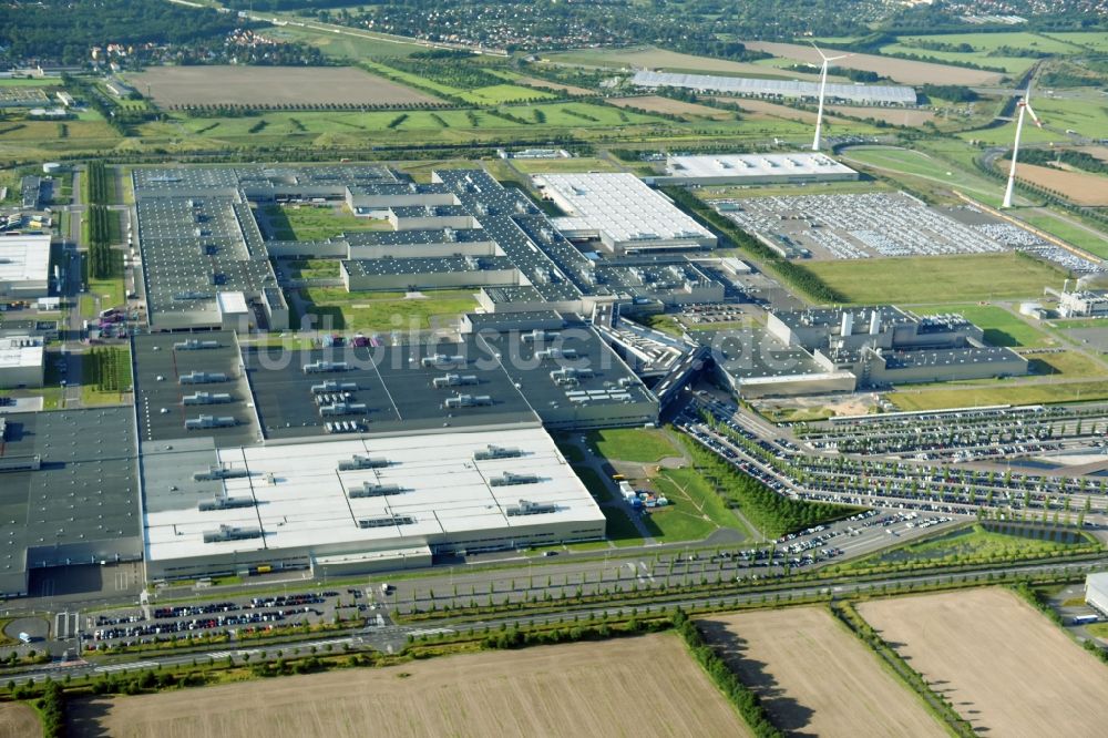 Luftaufnahme Leipzig - BMW Werk / Plant Leipzig im Bundesland Sachsen