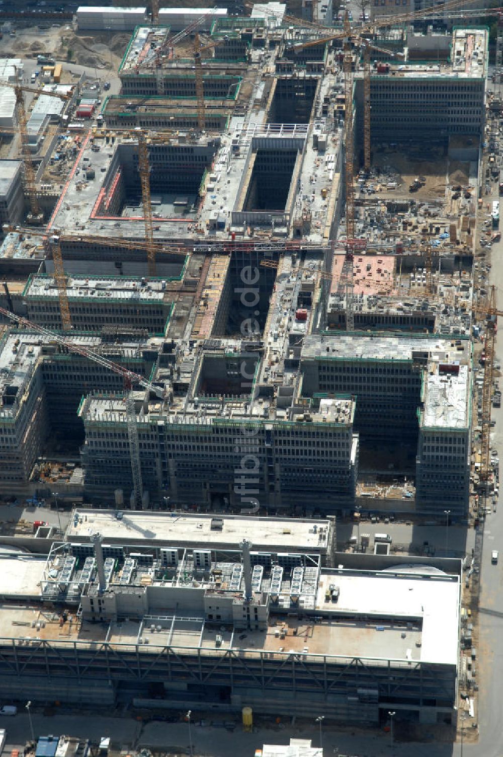 Berlin aus der Vogelperspektive: BND Neubau im Bezirk Berlin Mitte - The Federal Intelligence Service (BND) Berlin