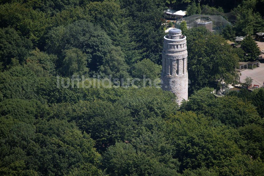 Bochum aus der Vogelperspektive: Bochum Bismarckturm