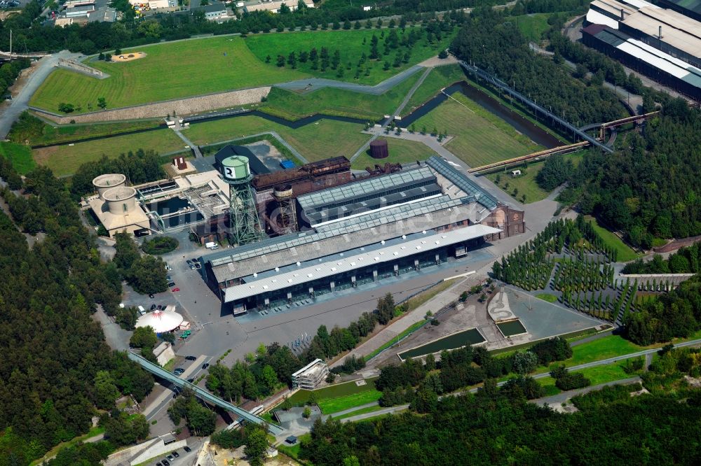 Bochum von oben - Bochumer Jahrhunderthalle im Bundesland Nordrhein-Westfalen