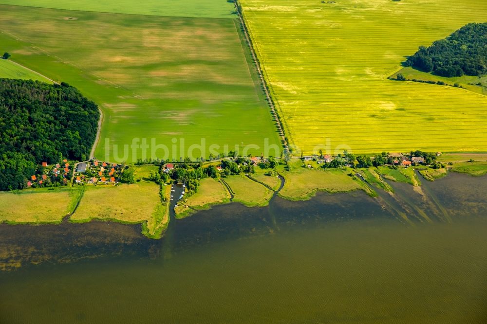 Luftbild Zingst - Bodden- Küsten- Landschaft am Sandstrand der Ostsee in Zingst im Bundesland Mecklenburg-Vorpommern