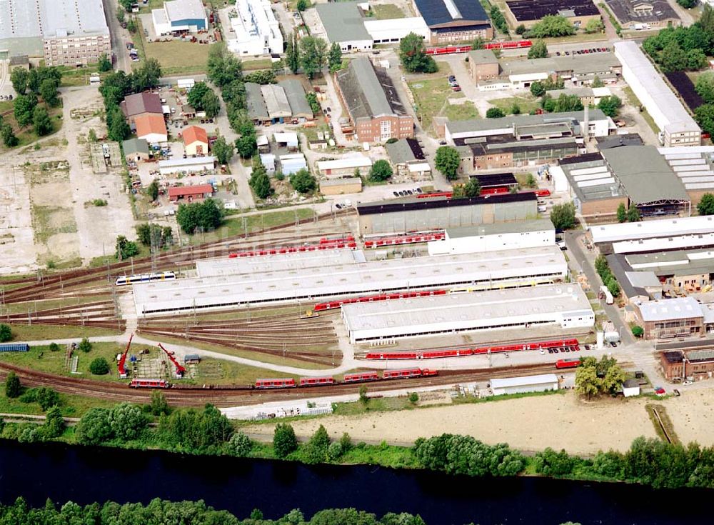 Luftbild Hennigsdorf - Bombardier - Werk in Hennigsdorf. Datum: 27.06.03