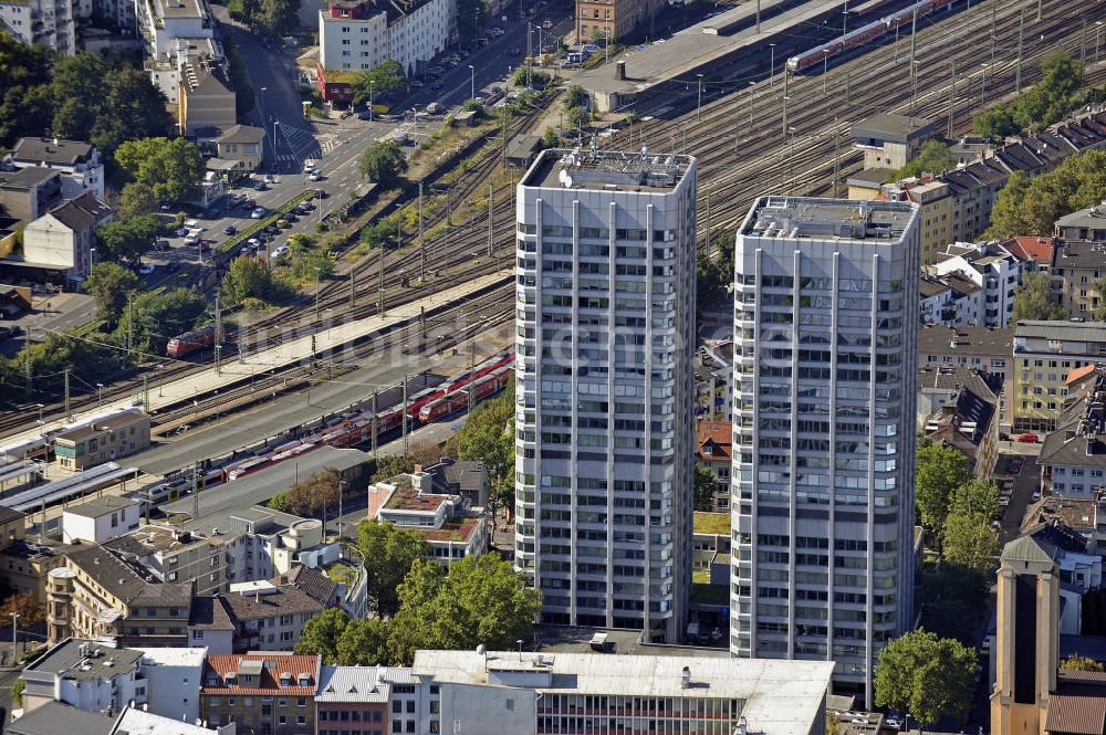 Luftaufnahme Mainz - Bonifazius-Türme Mainz