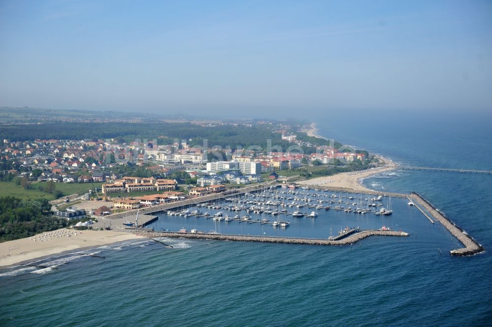 Kühlungsborn von oben - Bootshafen Kühlungsborn in Mecklenburg-Vorpommern