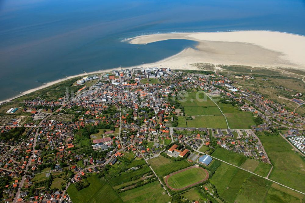 Borkum aus der Vogelperspektive: Borkum in Niedersachsen