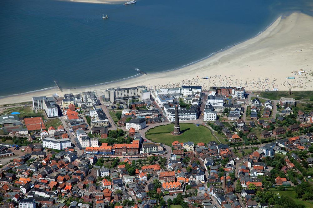 Luftbild Borkum - Borkum in Niedersachsen