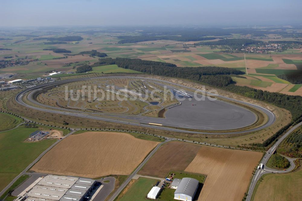 BOXBERG von oben - Bosch Prüfzentrum Boxberg