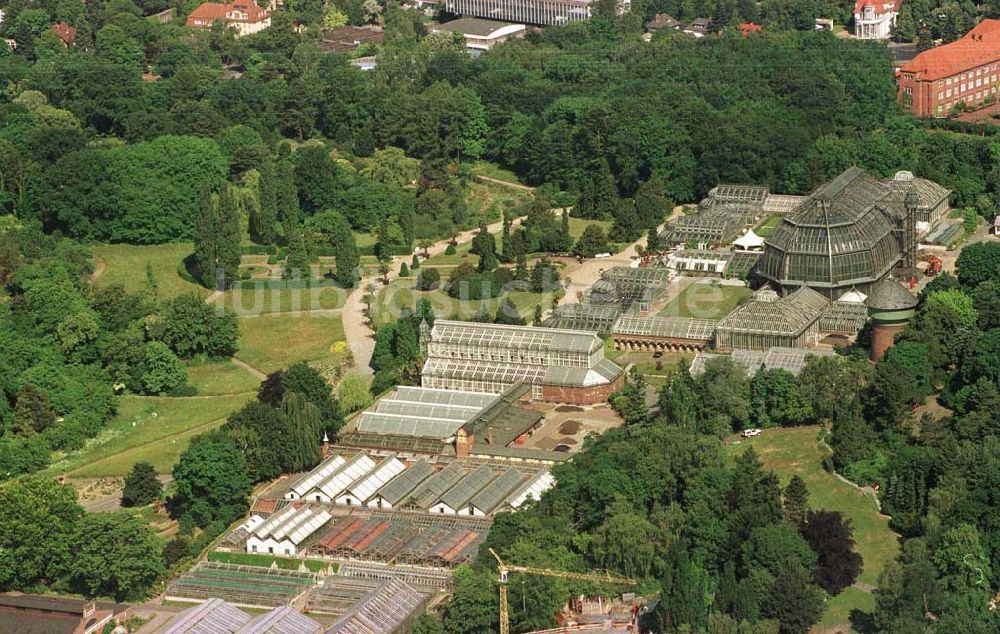 Luftbild Berlin - Zehlendorf - Dahlem - Botanischer Garten in Berlin.