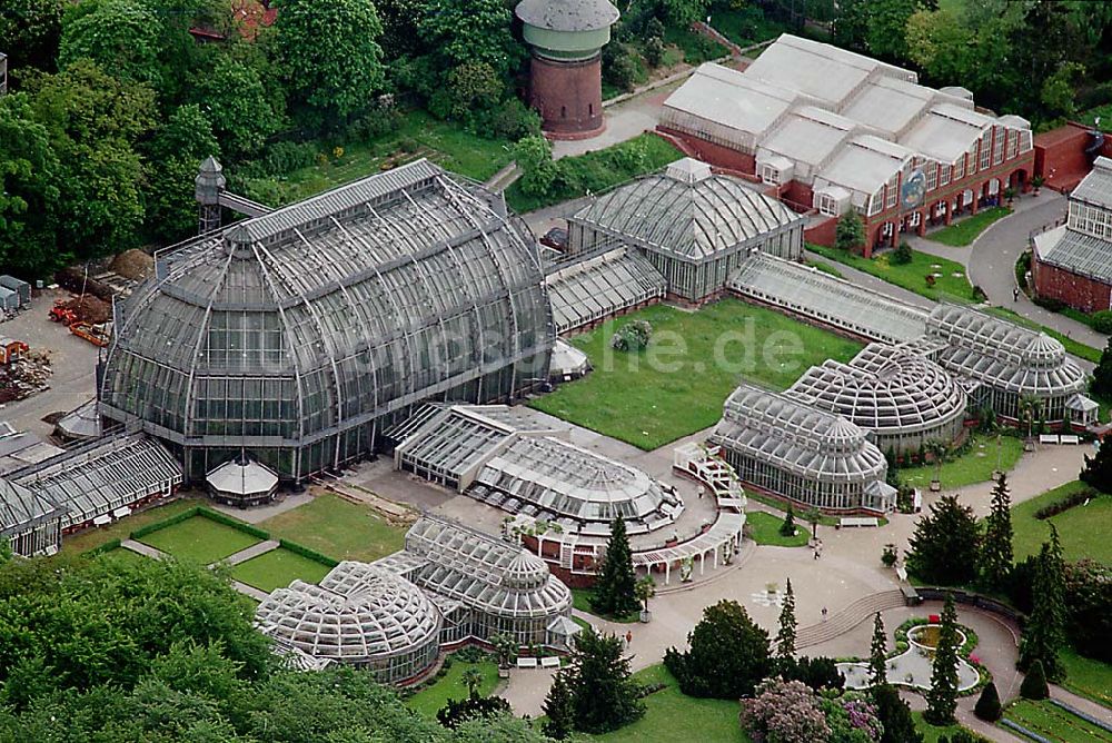 Berlin - Zehlendorf - Dahlem aus der Vogelperspektive: 20.05.1995 Botanischer Garten in Steglitz