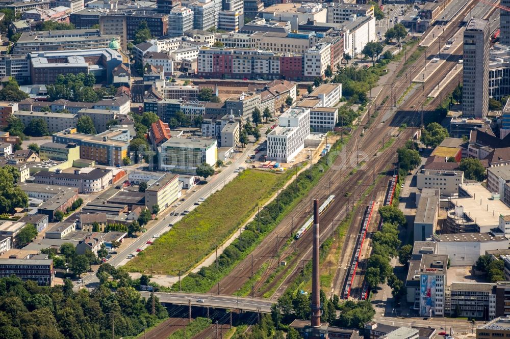 Luftbild Essen - Brach- und Baufläche Hachestrasse in Essen im Bundesland Nordrhein-Westfalen