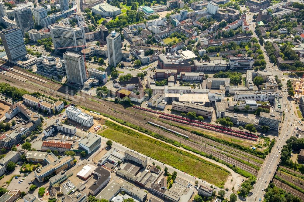 Luftaufnahme Essen - Brach- und Baufläche Hachestrasse in Essen im Bundesland Nordrhein-Westfalen