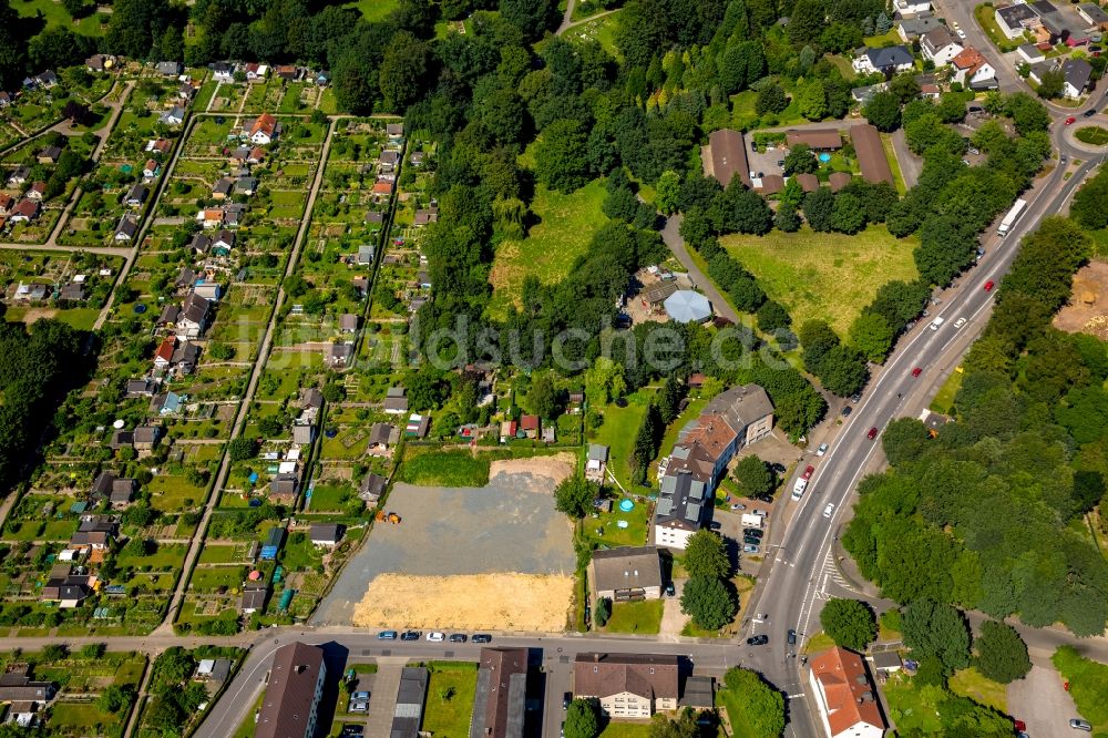 Luftaufnahme Witten Brachfläche an der Leostraße im