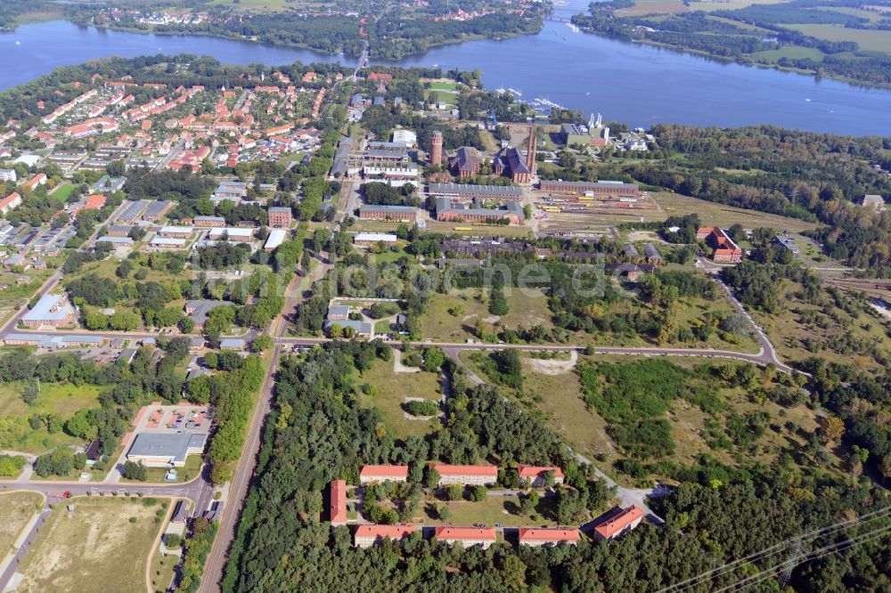 Brandenburg Havel von oben - Brandenburg an der Havel im Bundesland Brandenburg