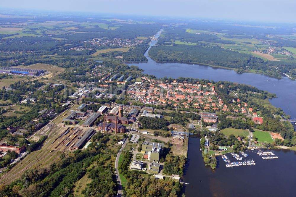 Brandenburg Havel von oben - Brandenburg an der Havel im Bundesland Brandenburg