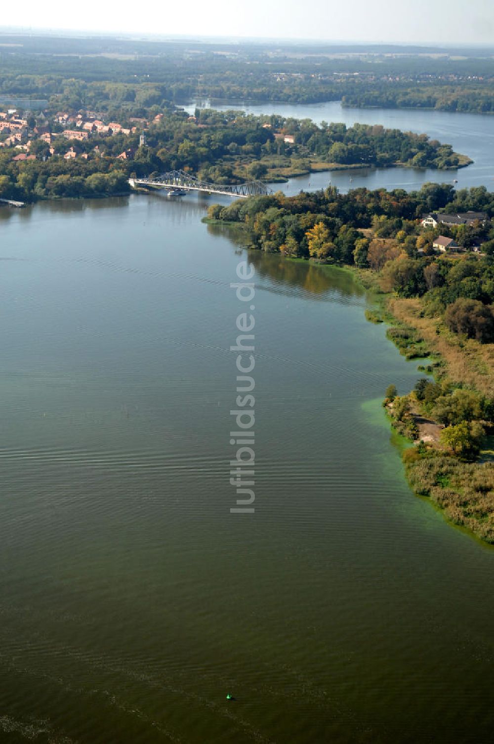 Luftbild Brandenburg OT Kirchmöser - Brandenburg an der Havel OT Kirchmöser mit Seegartenbrücke