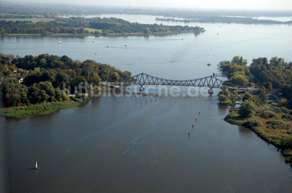 Luftbild Brandenburg OT Kirchmöser - Brandenburg an der Havel OT Kirchmöser mit Seegartenbrücke