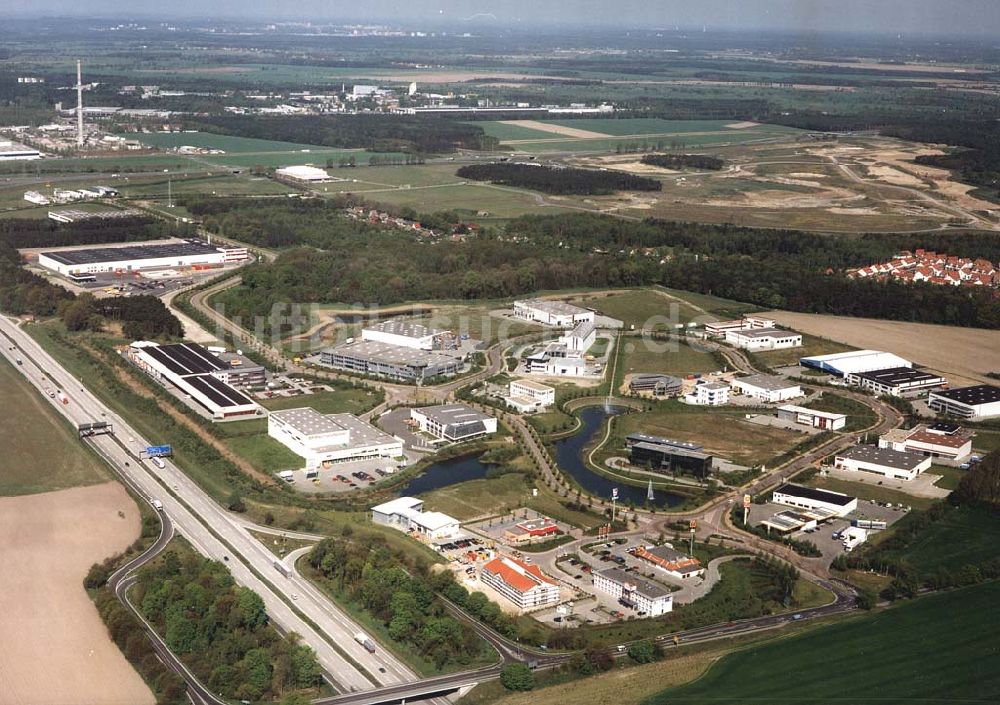 Genshagen von oben - Brandenburg-Park bei Genshagen am südlichen Berliner Ring.