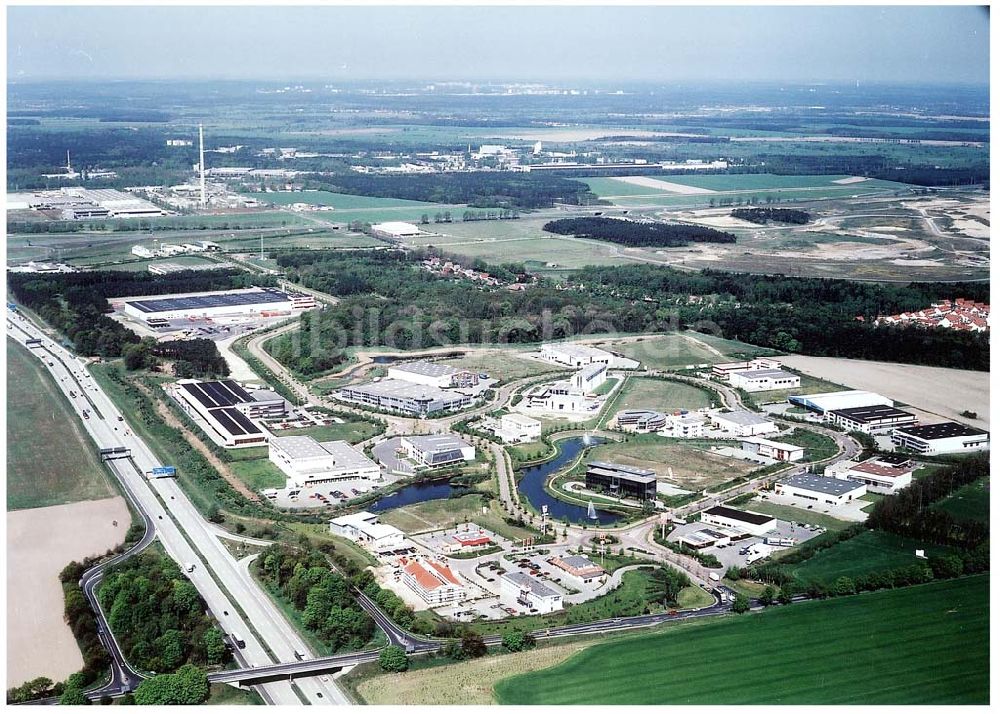 Genshagen aus der Vogelperspektive: Brandenburg - Park bei Genshagen am südöstlichen Berliner Ring.