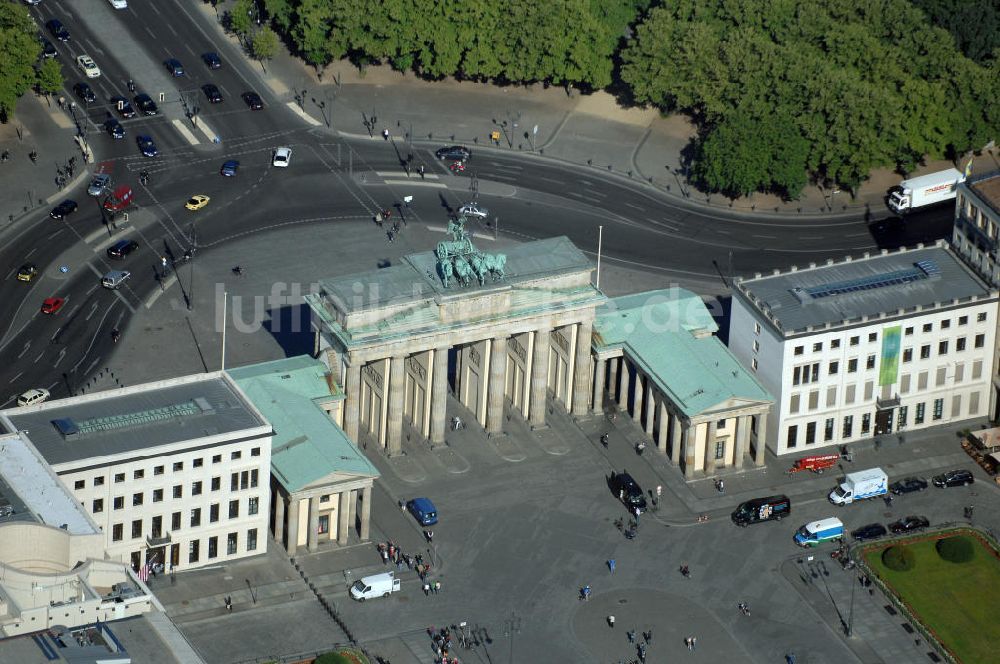 Berlin von oben - Brandenburger Tor in Berlin