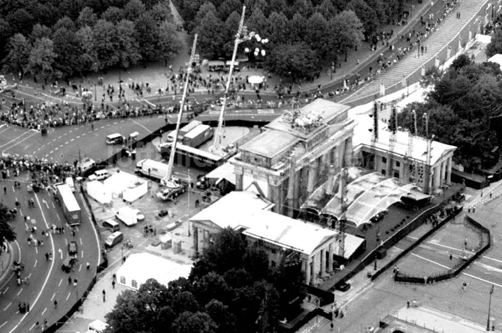 Luftaufnahme Berlin - 02.10.1994 Brandenburger Tor Berlin-Tiergarten