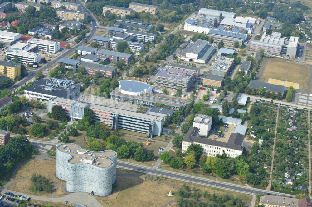 Cottbus von oben - Brandenburgische Technische Universität Cottbus im Bundesland Brandenburg