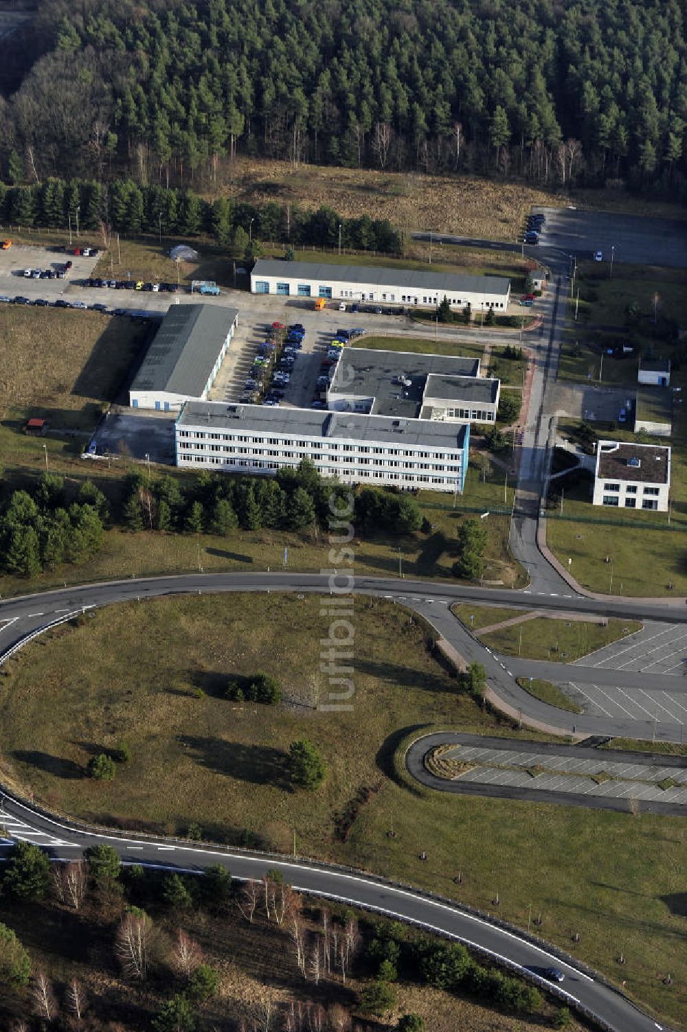 Luftbild STOLPE - Brandenburgisches Autobahnamt Stolpe an der Autobahn A 111