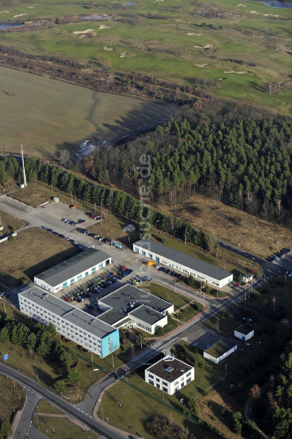 Luftbild STOLPE - Brandenburgisches Autobahnamt Stolpe an der Autobahn A 111