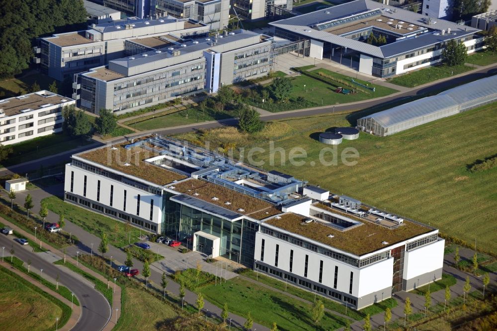 Potsdam aus der Vogelperspektive: Brandenburgisches Landeshauptarchiv auf dem Gelände des Wissenschaftsparks Golm im Ortsteil Golm in Potsdam im Bundesland Brandenburg
