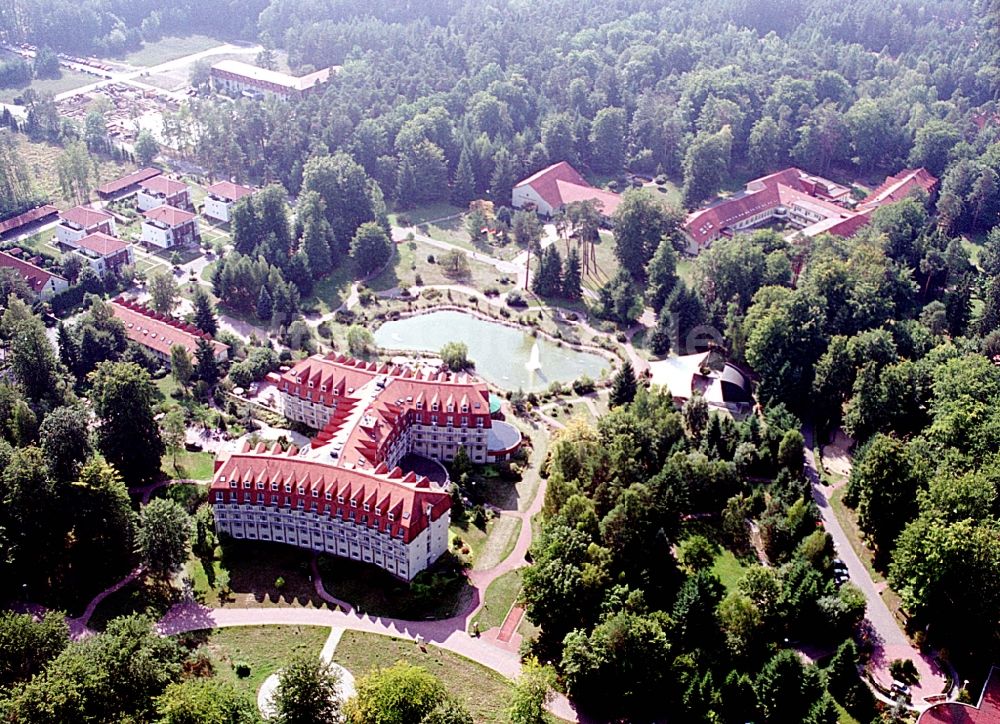 Luftbild Wandlitz - Brandenburgklinik Berlin-Brandenburg an der Brandenburgallee im Ortsteil Waldsiedlung in Bernau im Bundesland Brandenburg, Deutschland