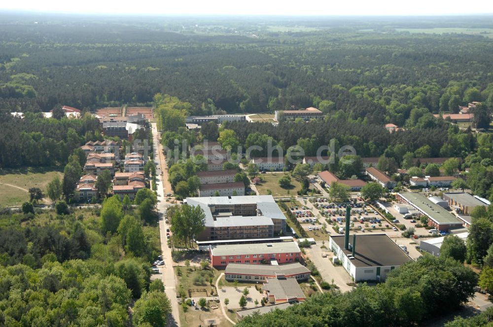 Luftbild Wandlitz - Brandenburgklinik in Wandlitz