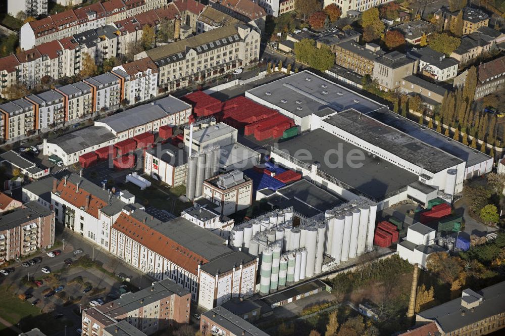 Leipzig von oben - Brauhaus zu Reudnitz Leipzig im Herbst