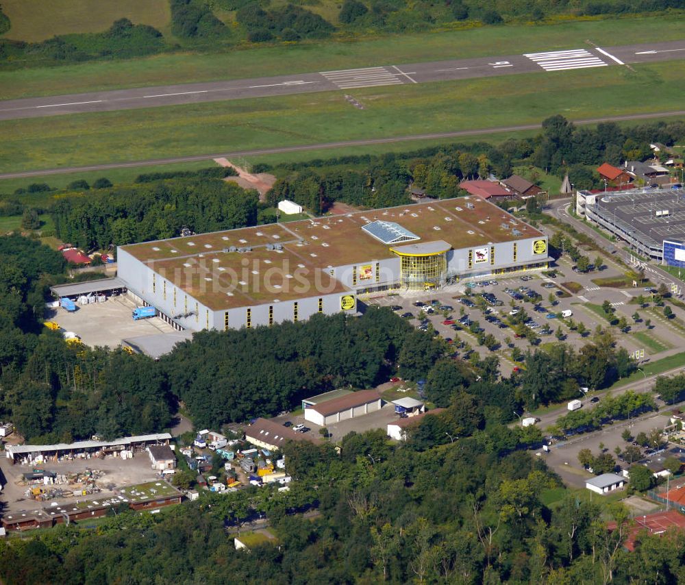 Luftbild Freiburg - Braun Möbel Center in Freiburg, Baden-Württemberg