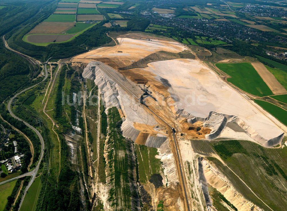 Luftaufnahme Bergheim - Braunkohle- Tagebau Bergheim in Nordrhein-Westfalen