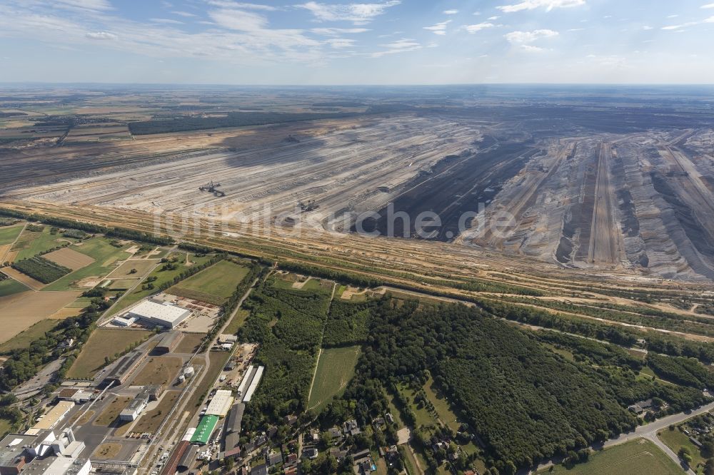 Luftbild Elsdorf - Braunkohle- Tagebau Hambach bei Elsdorf in Nordrhein-Westfalen