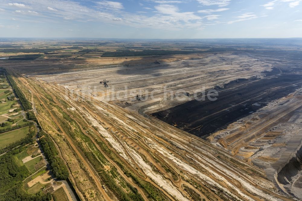 Luftaufnahme Elsdorf - Braunkohle- Tagebau Hambach bei Elsdorf in Nordrhein-Westfalen