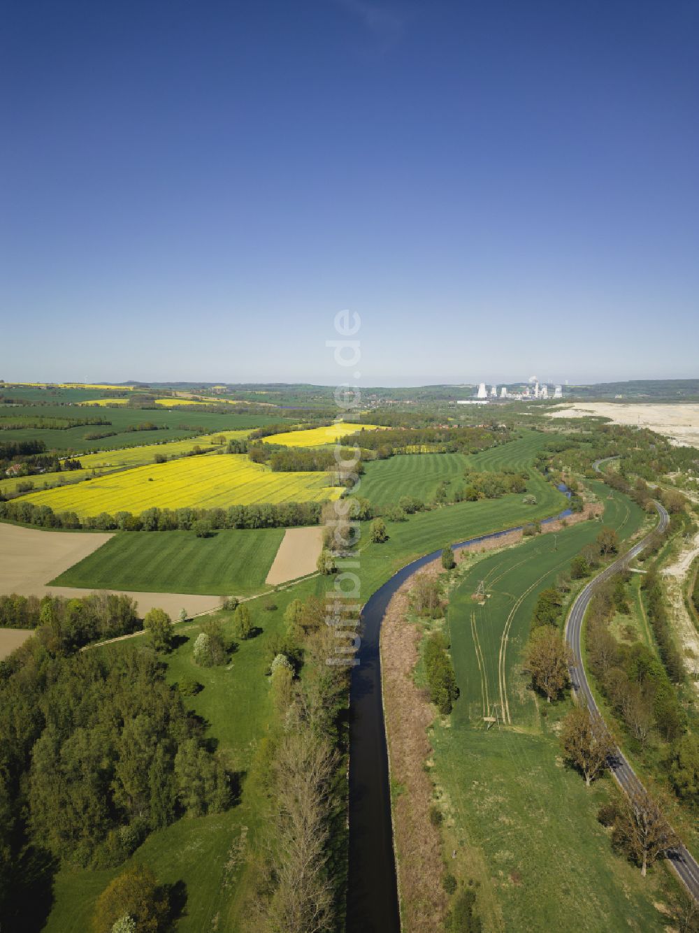 Bogatynia - Reichenau von oben - Braunkohle - Tagebau Turow - Biedrzychowice Gorne in Bogatynia - Reichenau in Woiwodschaft Niederschlesien, Polen