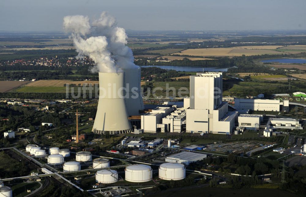 Luftbild Lippendorf - Braunkohlekraftwerk Lippendorf in Lippendorf, Sachsen