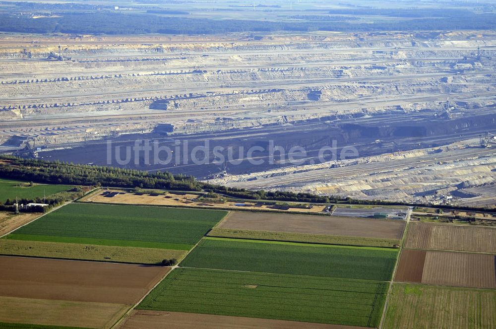 Luftaufnahme Niederzier - Braunkohletagebau Hambach