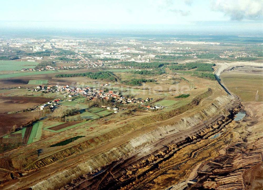 Luftbild Horno - Braunkohletagebau um Horno bei Cottbus in Brandenburg.