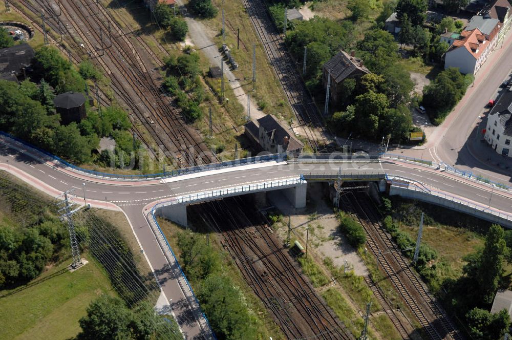 Luftbild 27.07.2009 - Brücke über Eisenbahnstrecke zwischen Meinsdorf und Roßlau