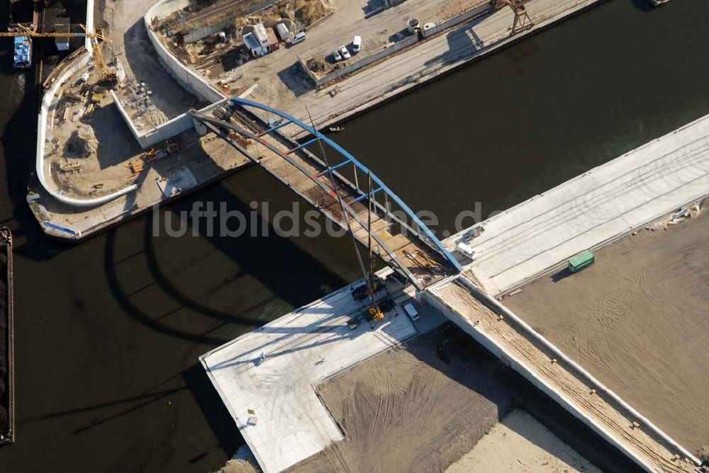 Königs Wusterhausen von oben - Brücke über den Nottekanal