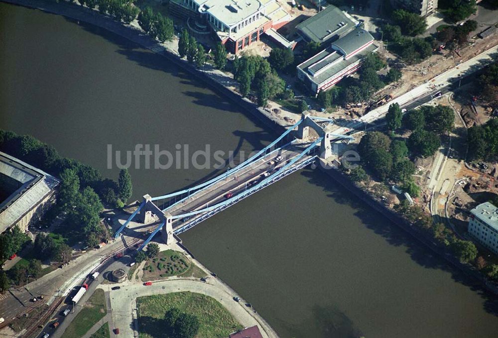 Luftaufnahme Wroclaw (Polen) - Brücke Pokoju (Most Pokoju) - Wroclaw (Polen)