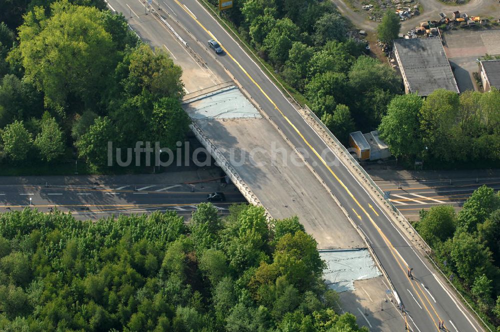 Luftbild Goslar - Brückenneubau an der Bundesfernstrasse B 6 / B241 Goslar