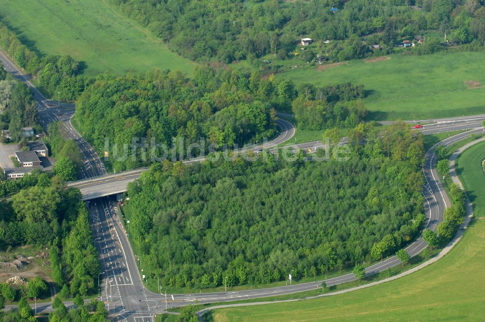 Luftbild Goslar - Brückenneubau an der Bundesfernstrasse B 6 / B241 Goslar