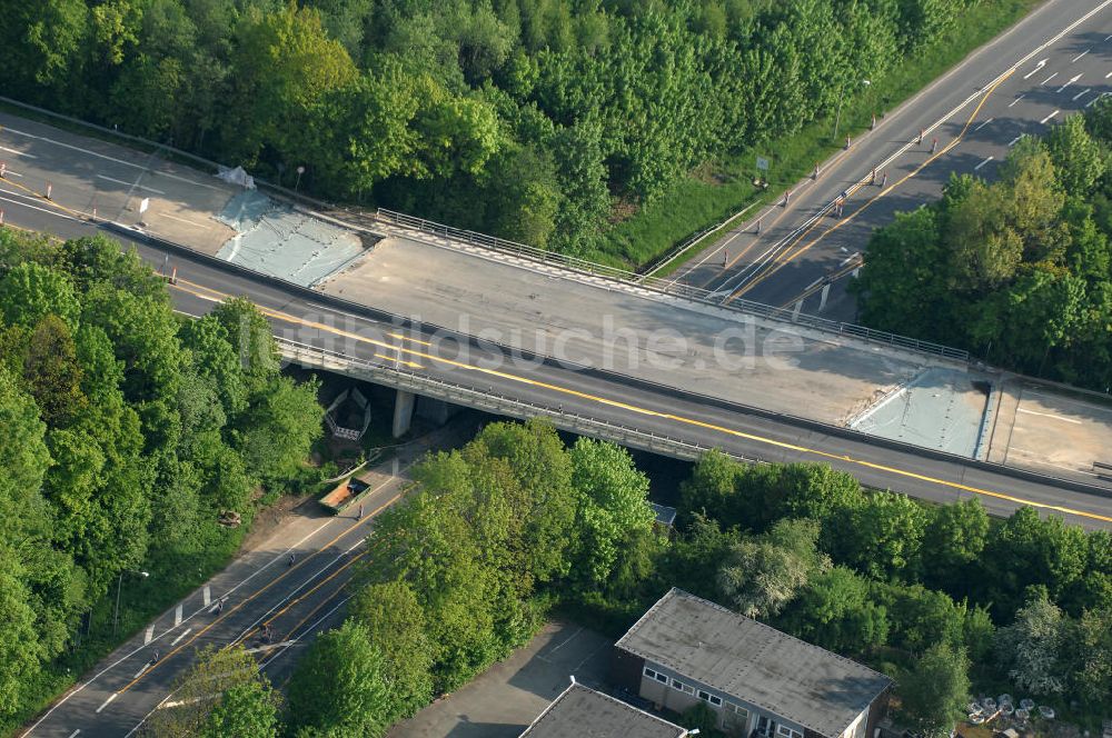 Luftbild Goslar - Brückenneubau an der Bundesfernstrasse B 6 / B241 Goslar