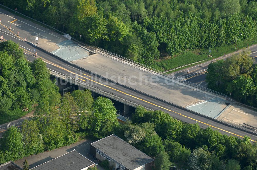 Luftaufnahme Goslar - Brückenneubau an der Bundesfernstrasse B 6 / B241 Goslar