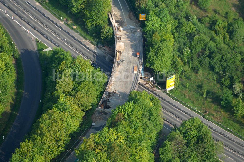 Luftbild Goslar - Brückenneubau an der Bundesfernstrasse B 6 / B241 Goslar