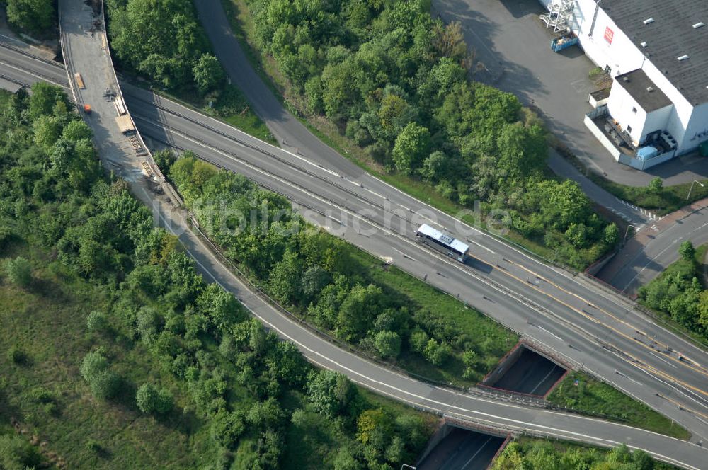 Luftbild Goslar - Brückenneubau an der Bundesfernstrasse B 6 / B241 Goslar